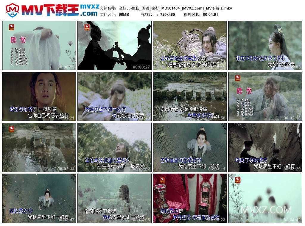 金钰儿-隐伤_国语_流行_MD501434